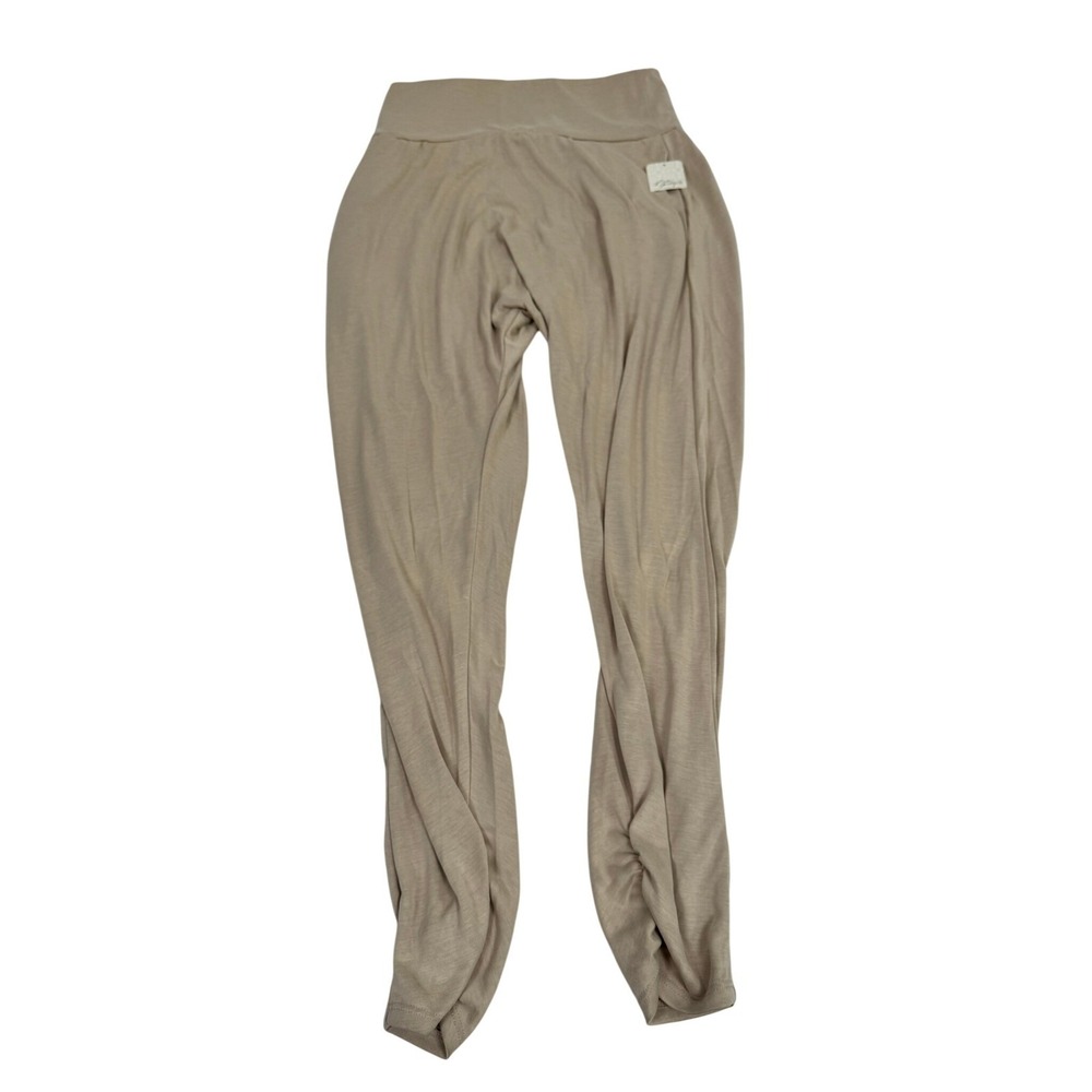 Free People Movement Echo Harem Pants Clay Joggers Yoga Lounge Tan M